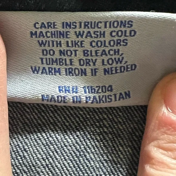 The SkyLine Collection Denim Jacket Embroidered Floral Size XL - Picture 12 of 12